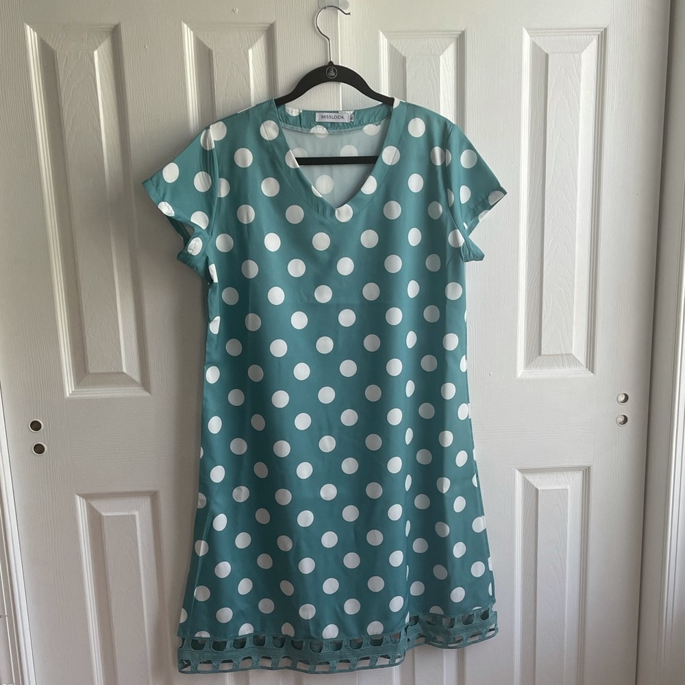 Miss Look Polka Dot Dress